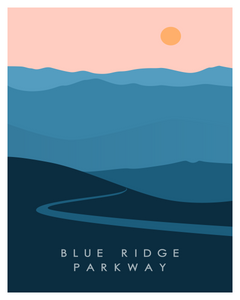 Blue Ridge Parkway Art Print / Poster