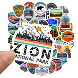 National Parks 50pc Sticker Set