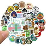 Camping & Outdoor 50pc Sticker Set