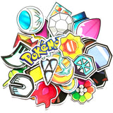 Pokemon Gym Badges 33pc Sticker Set