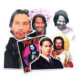Keanu Reeves / You're Breathtaking 8pc Sticker Set