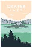 Crater Lake National Park Art Print / Poster