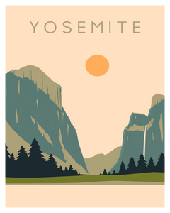 Yosemite National Park Art Print / Poster (Valley)