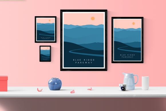 Blue Ridge Parkway Art Print / Poster