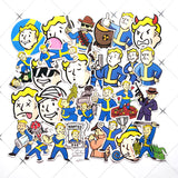 Fallout & Vault Boy 29pc Sticker Set