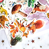 Woodland Critters & Vibrant Foliage 45pc Sticker Set