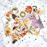 Woodland Critters & Vibrant Foliage 45pc Sticker Set