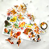 Woodland Critters & Vibrant Foliage 45pc Sticker Set