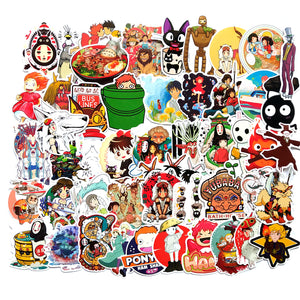 Hayao Miyazaki & Studio Ghibli 50pc Sticker Set #1