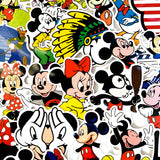 Mickey Mouse and Friends 50pc Sticker Set