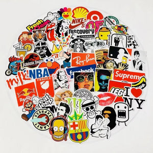 Pop Culture & Brands 60pc Sticker Set #2