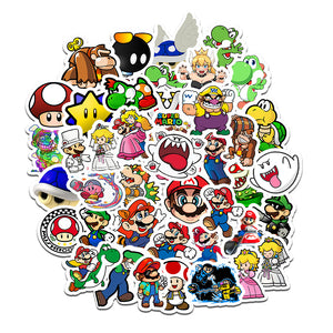 Mario and Friends 50pc Sticker Set