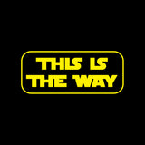 This Is The Way - Mandalorian Baby Yoda Decal