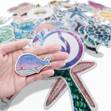 Hawaiian Ocean & VSCO Style 50pc Sticker Set