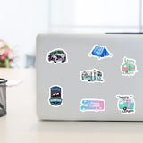 Camping & Outdoor 50pc Sticker Set