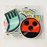 Pokemon Gym Badges 33pc Sticker Set