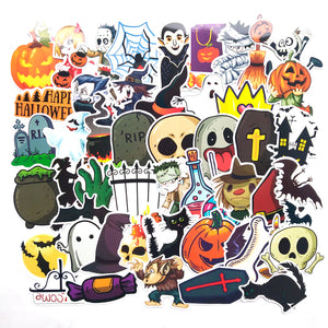 Halloween 50pc Sticker Set