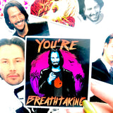 Keanu Reeves / You're Breathtaking 8pc Sticker Set