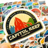 National Parks 100pc Sticker Set