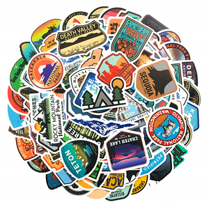 National Parks 100pc Sticker Set