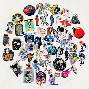 Astronaut & Space 50pc Sticker Set